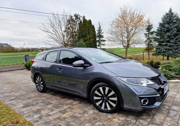 Honda Civic cena 57900 przebieg: 87000, rok produkcji 2016 z Pułtusk małe 497